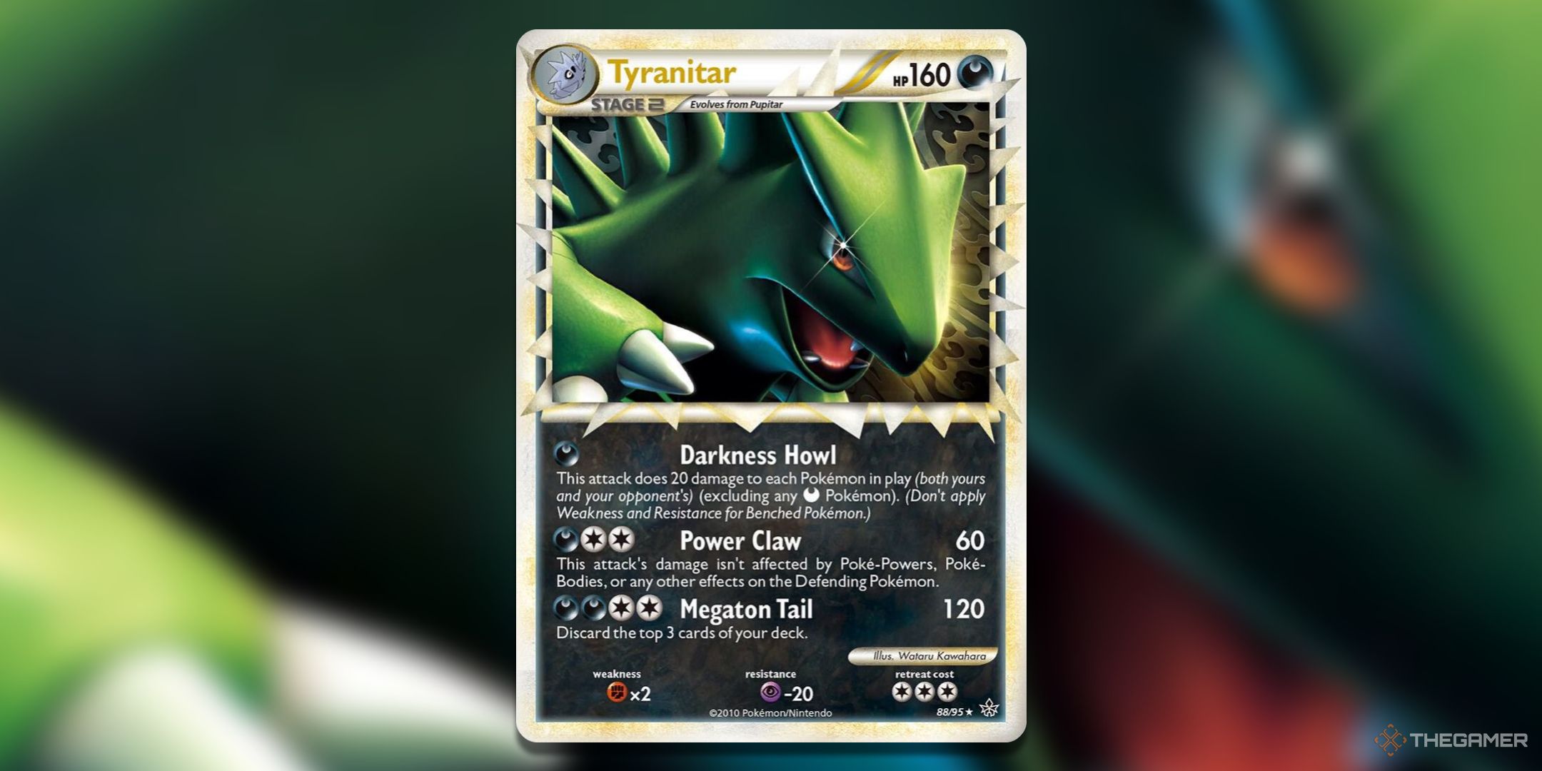 Tyranitar Prime Unleashed Pokemon TCG Card Art.