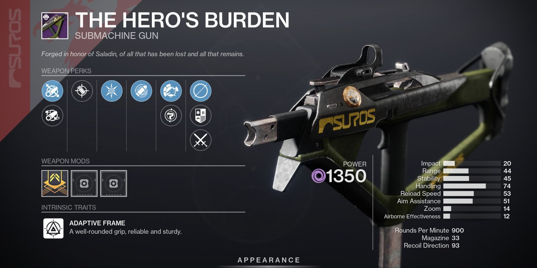 Destiny 2 Heros Burden