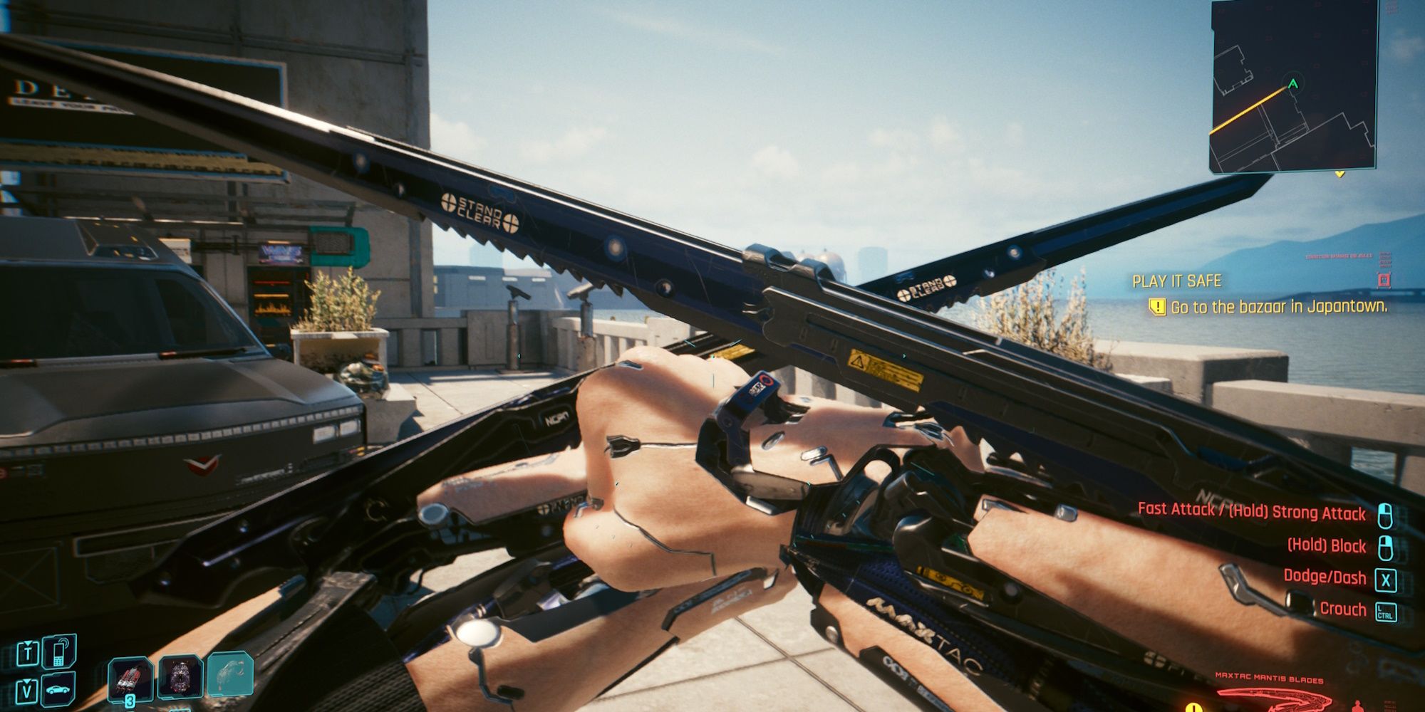 Cyberpunk 2077 MaxTac Mantis Blades-1