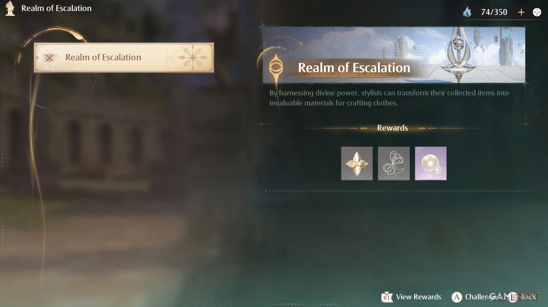 realm of escalation infinity nikki