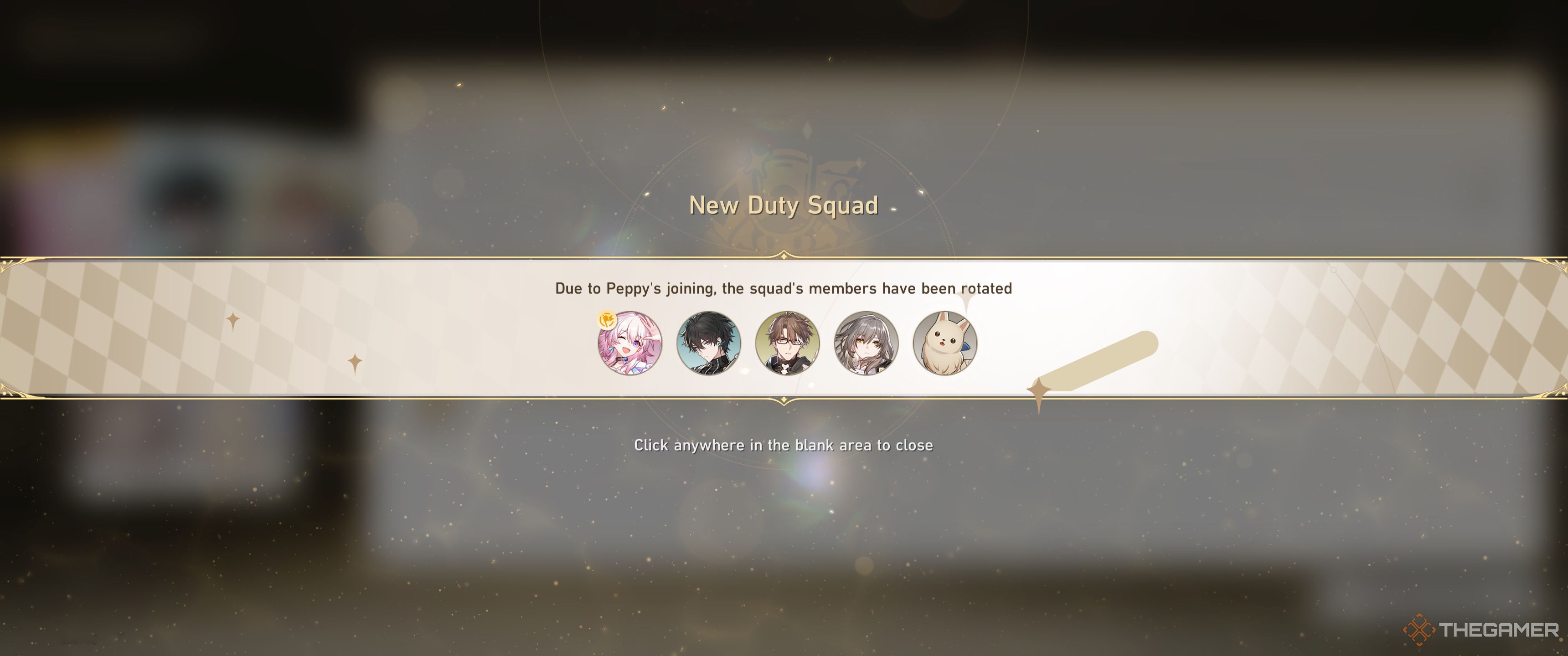 Honkai Star Rail New Duty Squad Screen.