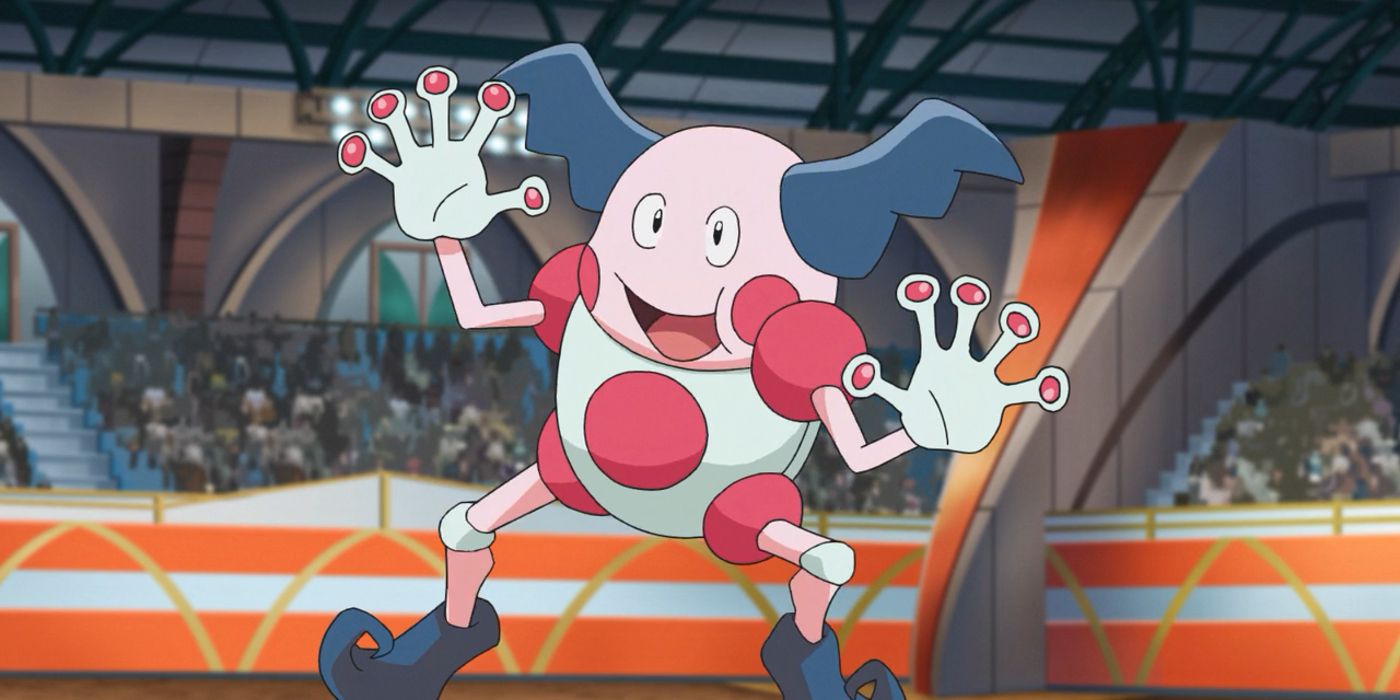 Mr mime in the Pokemon anime