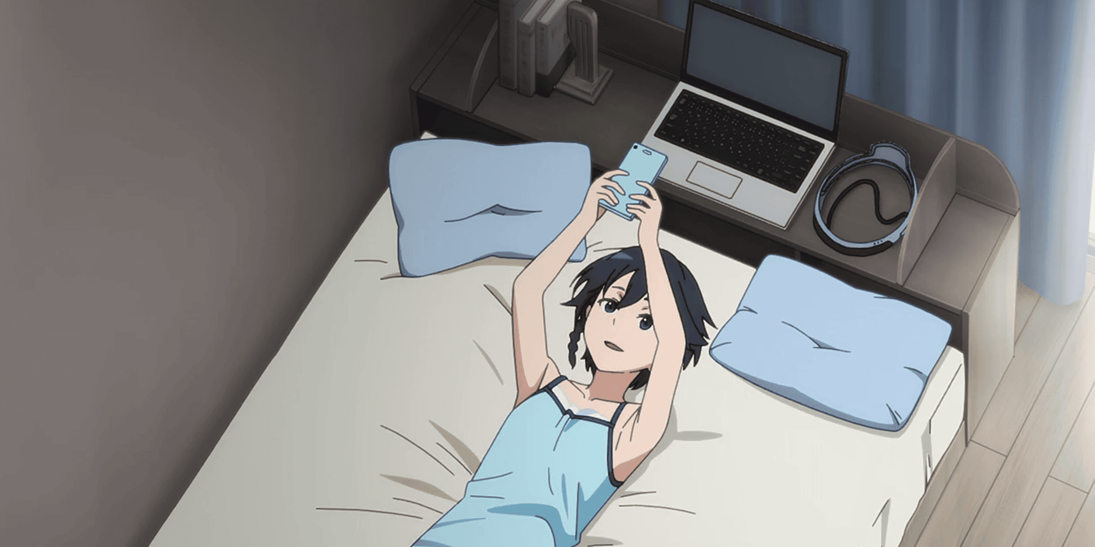 Gun Gale Online S2 E08 Karen in her room