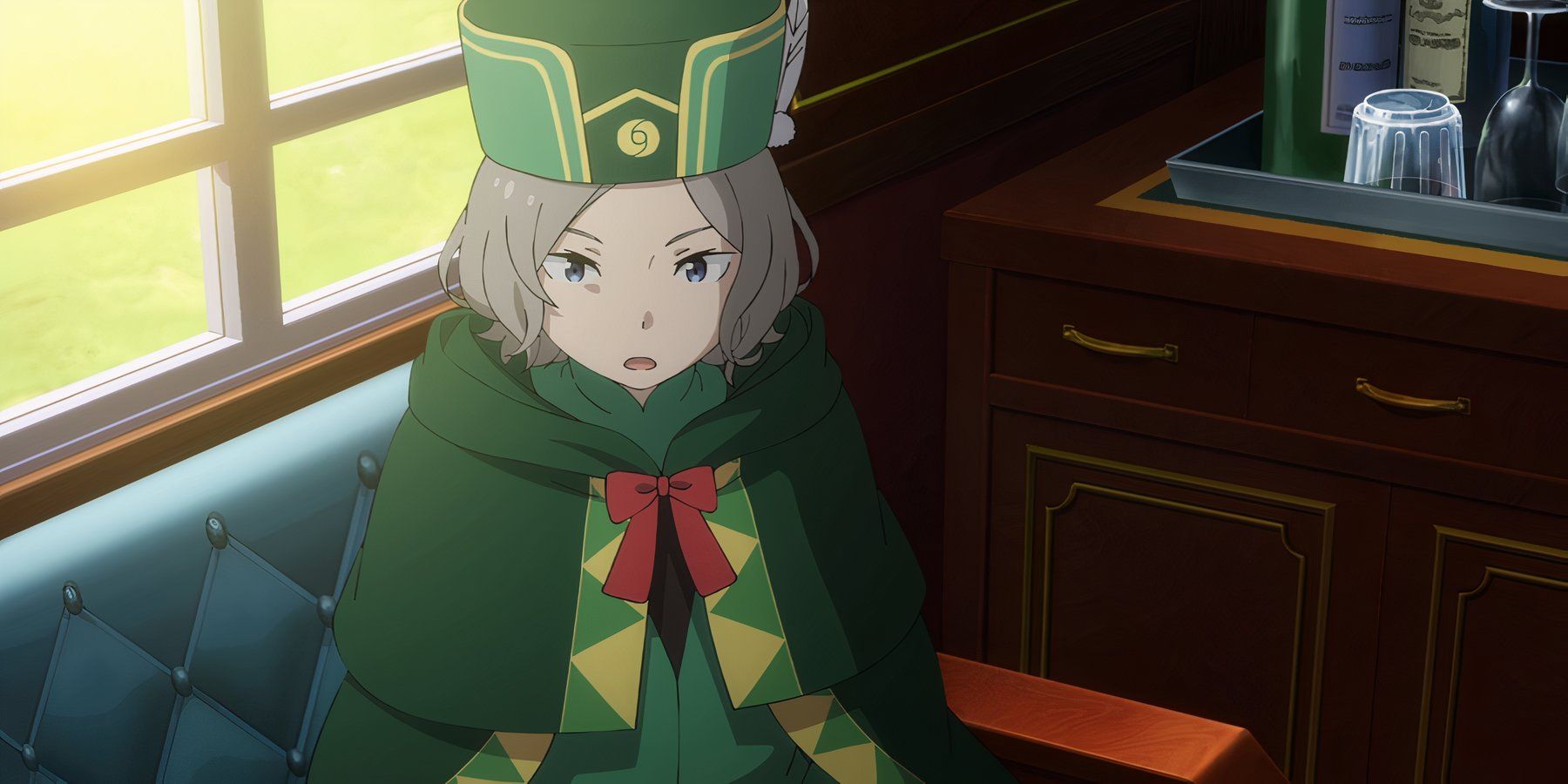 Otto Suwen in a carriage in season 3 of Re:Zero