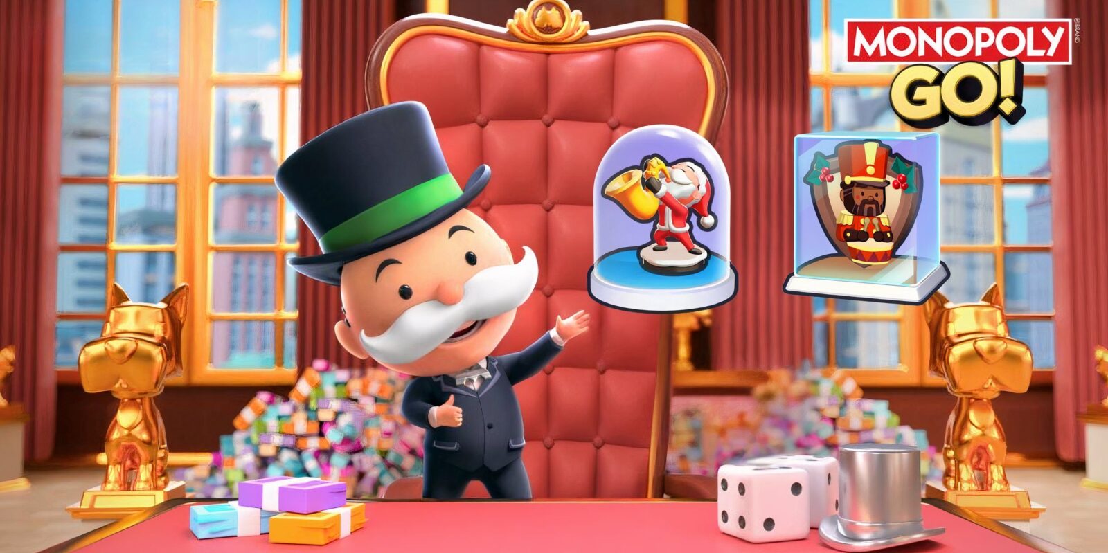 How to Get Saxy Santa Token and Nutcracker Shield in Monopoly GO