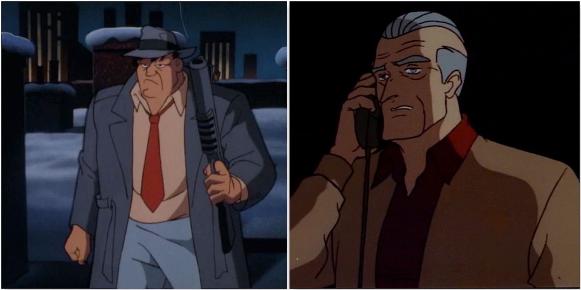 Bullock and Simon from Batman: The Animated Series 