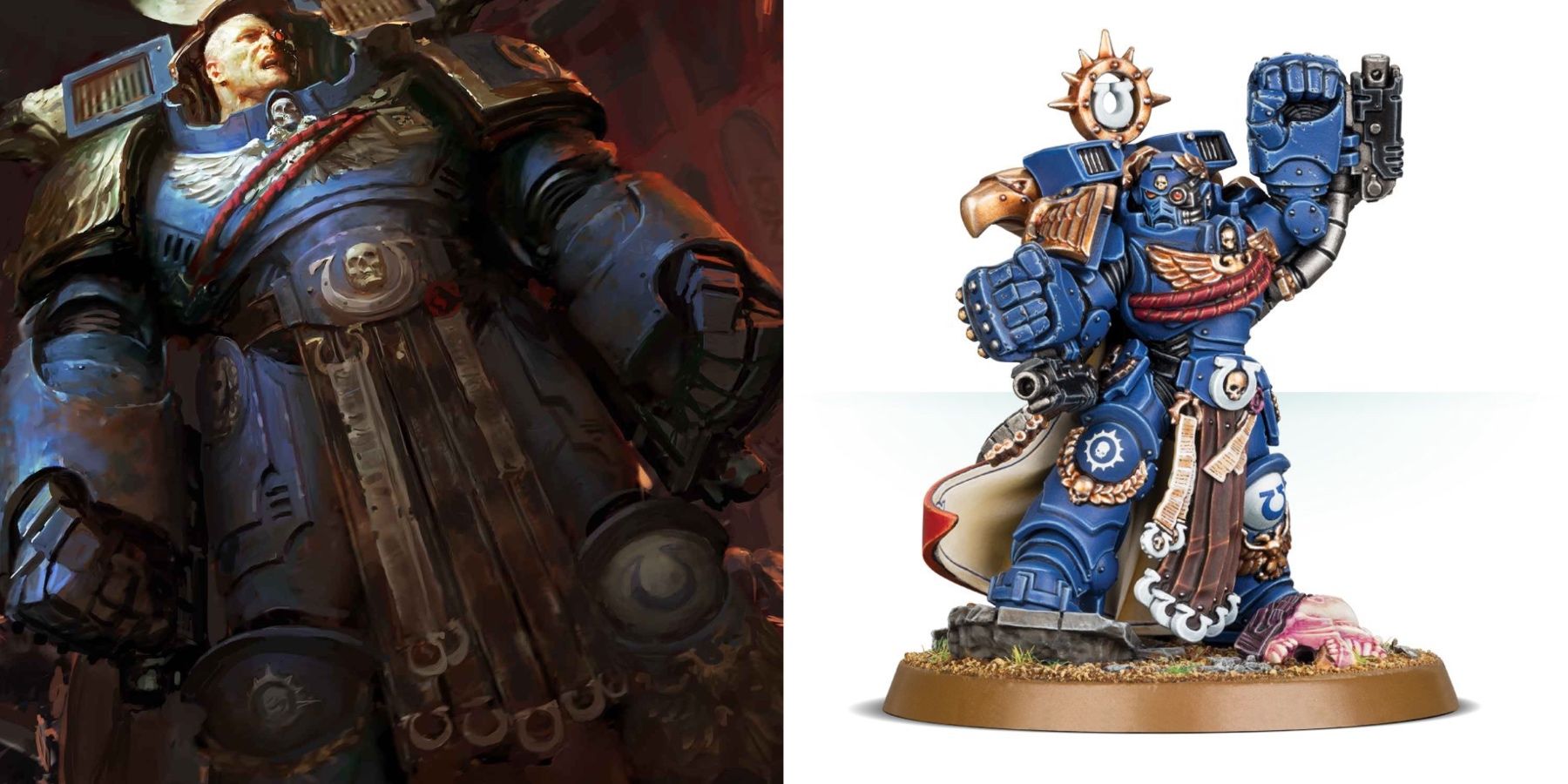 Warhammer 40k: Strongest Loyalist Space Marines in The Lore Picture of Calgar and model