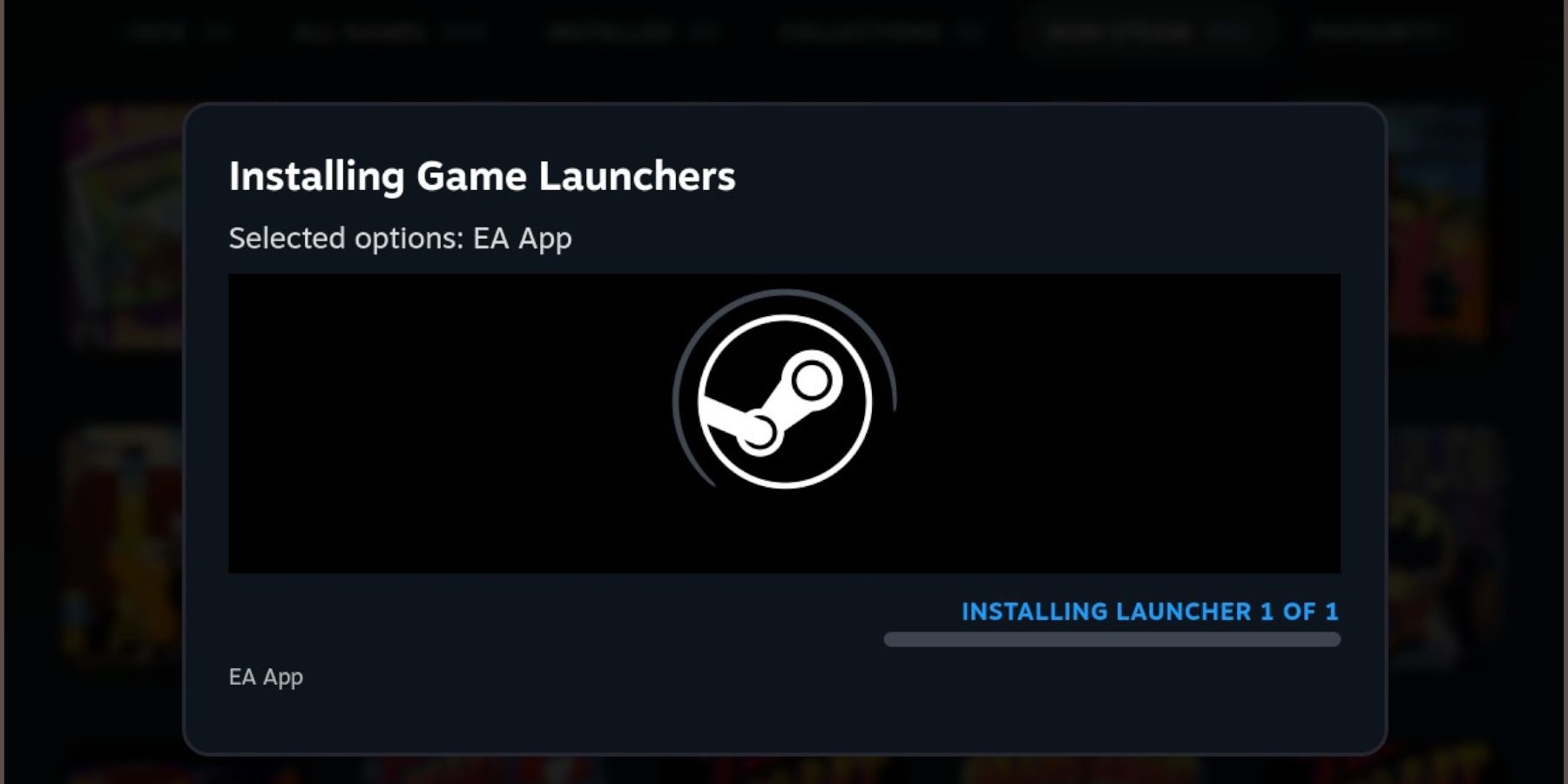 Installing the EA Games App on the Steam Deck