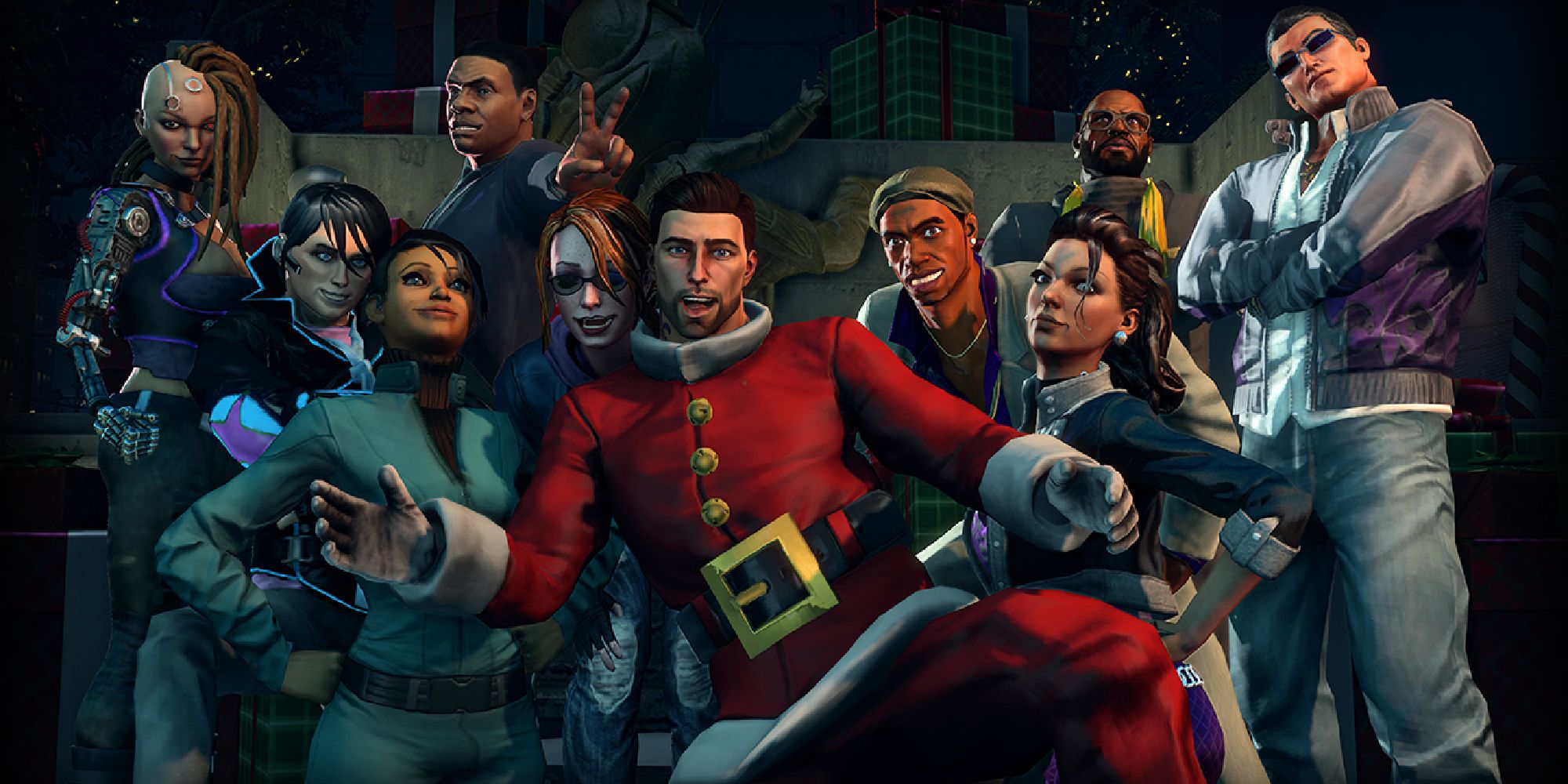 Saints Row IV - How the Saints Save Christmas group photo