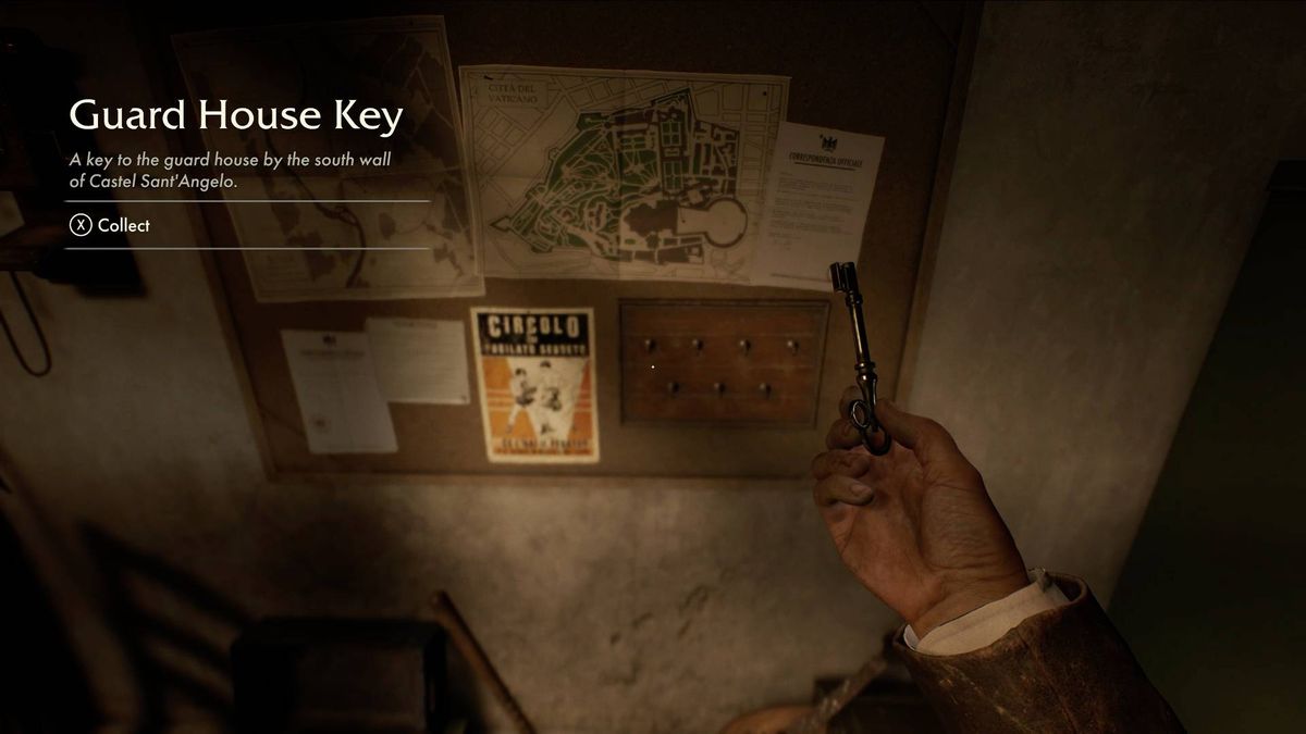 Where to find the Indiana Jones guard house key