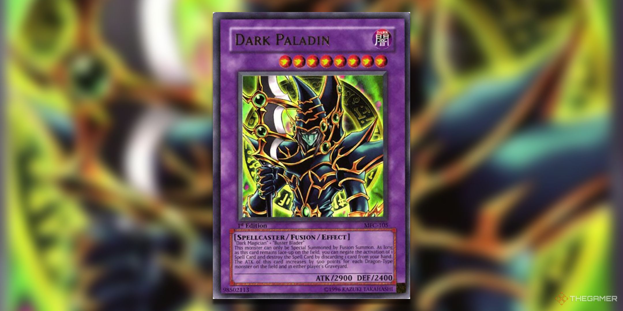 Classic Dark Paladin Yu-Gi-Oh! TCG Card Art.