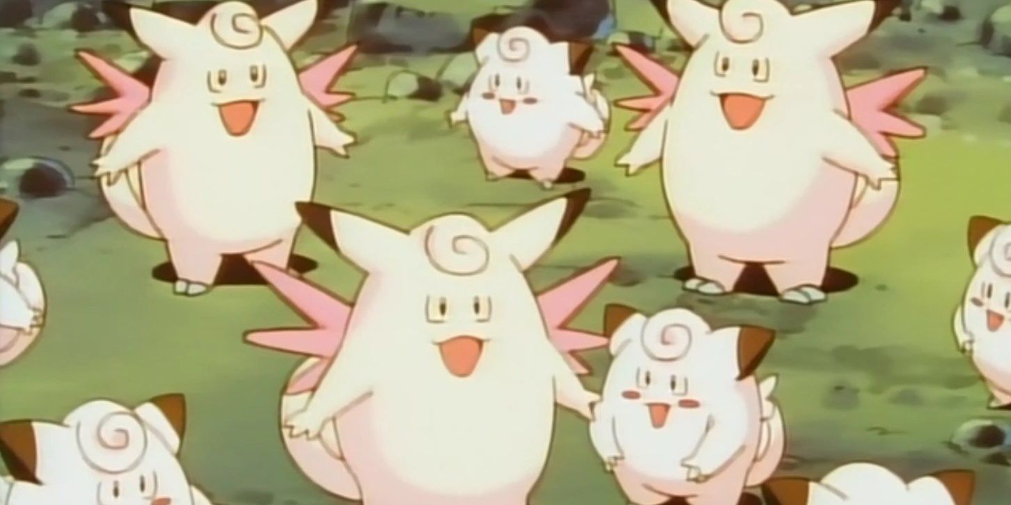 Pokemon clefable and clefairy