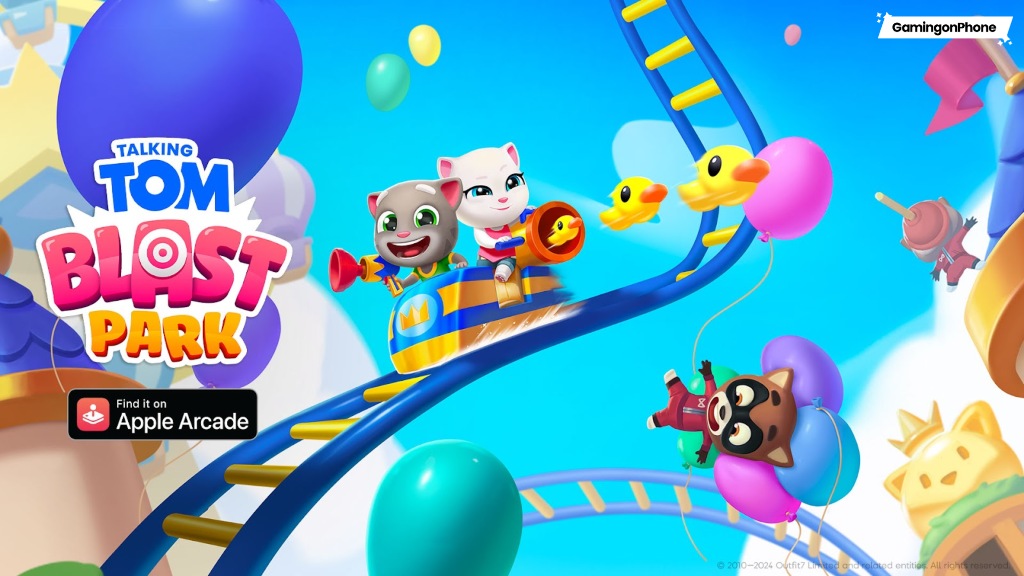 Talking Tom Blast Park Launch Cover