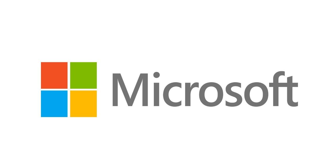 The four-square logo of Microsoft