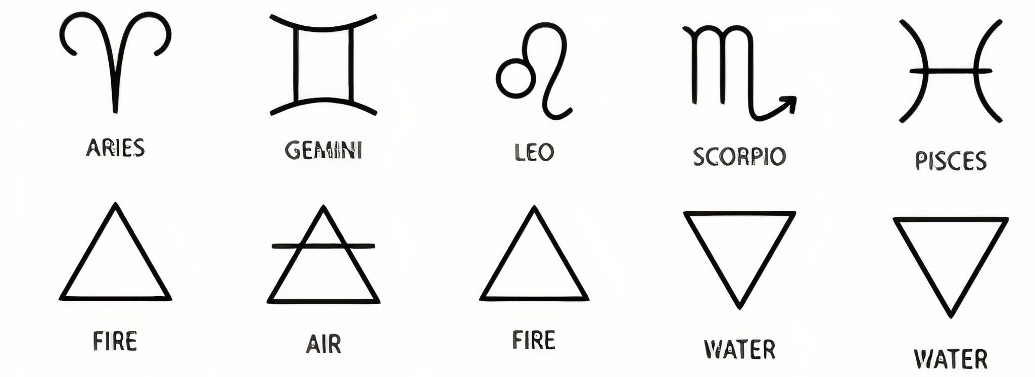 zodiac symbols for citadelle des morts