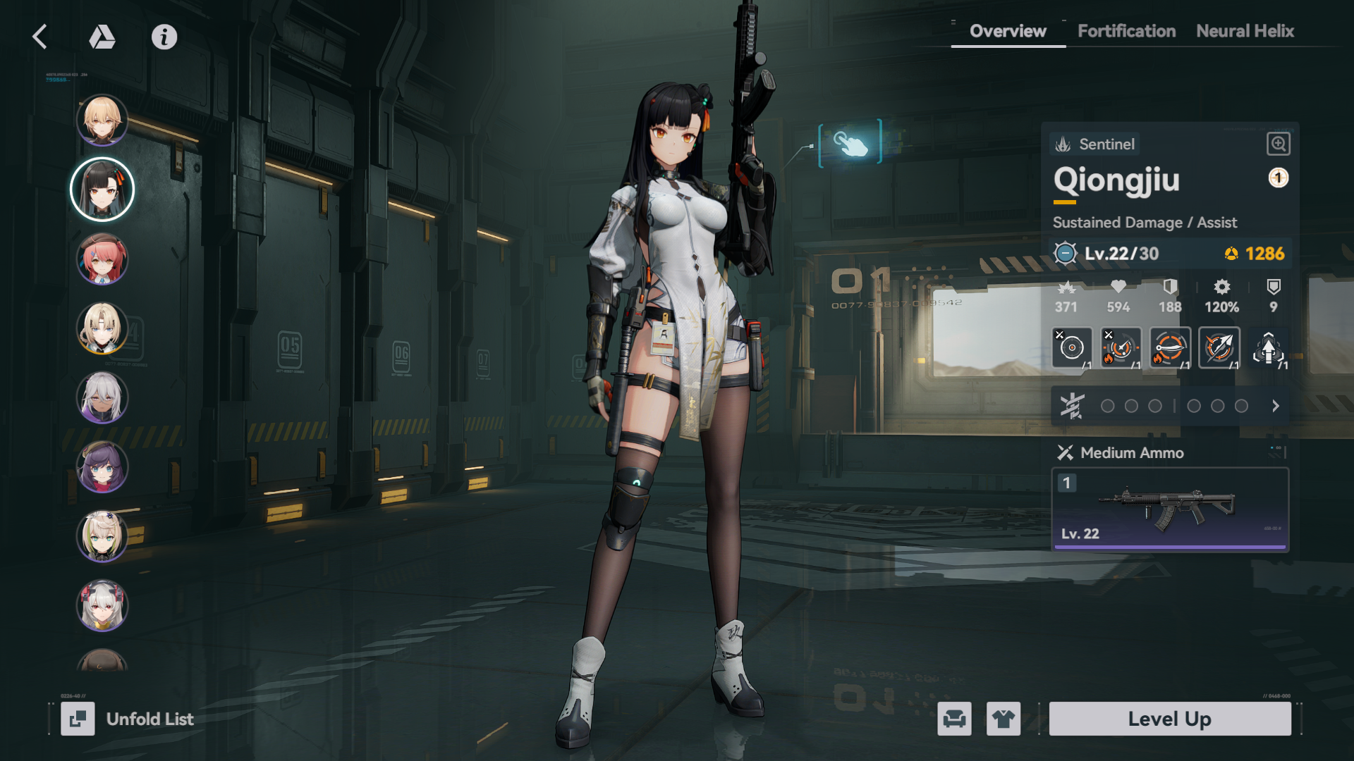 Low level Qiongjiu in GFL2