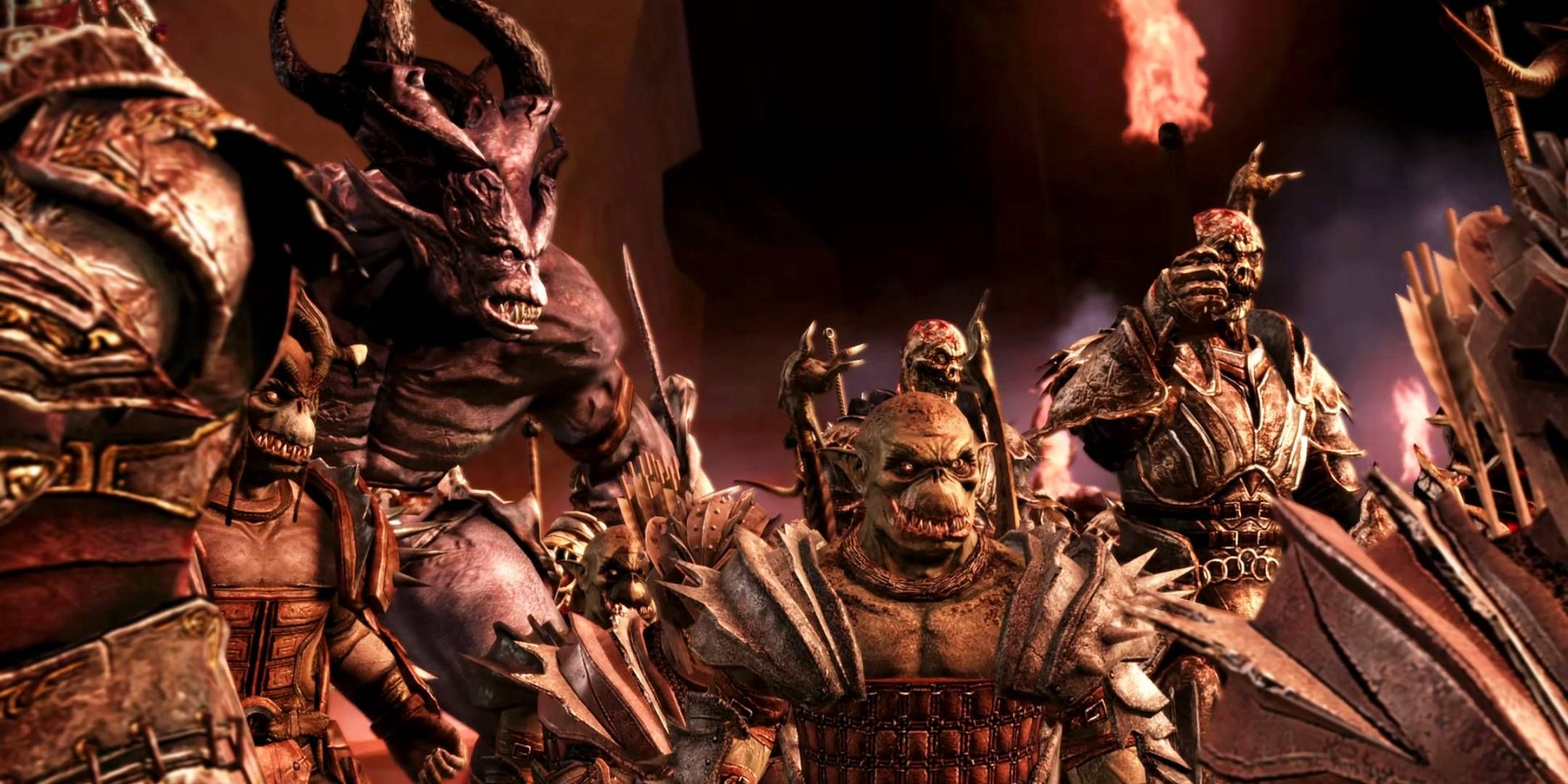 Darkspawn gathered in the Deep Roads in Dragon Age: Origins.