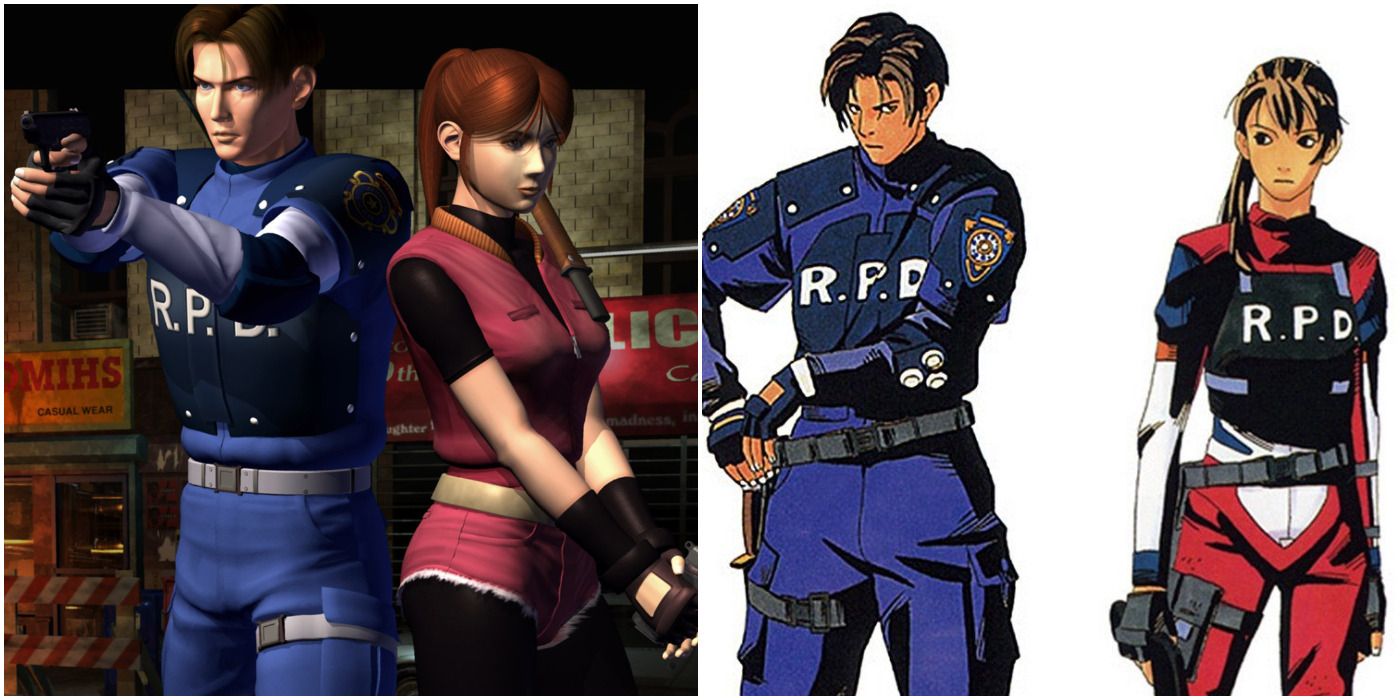 Leon/Claire And Leon/Elza Comparison