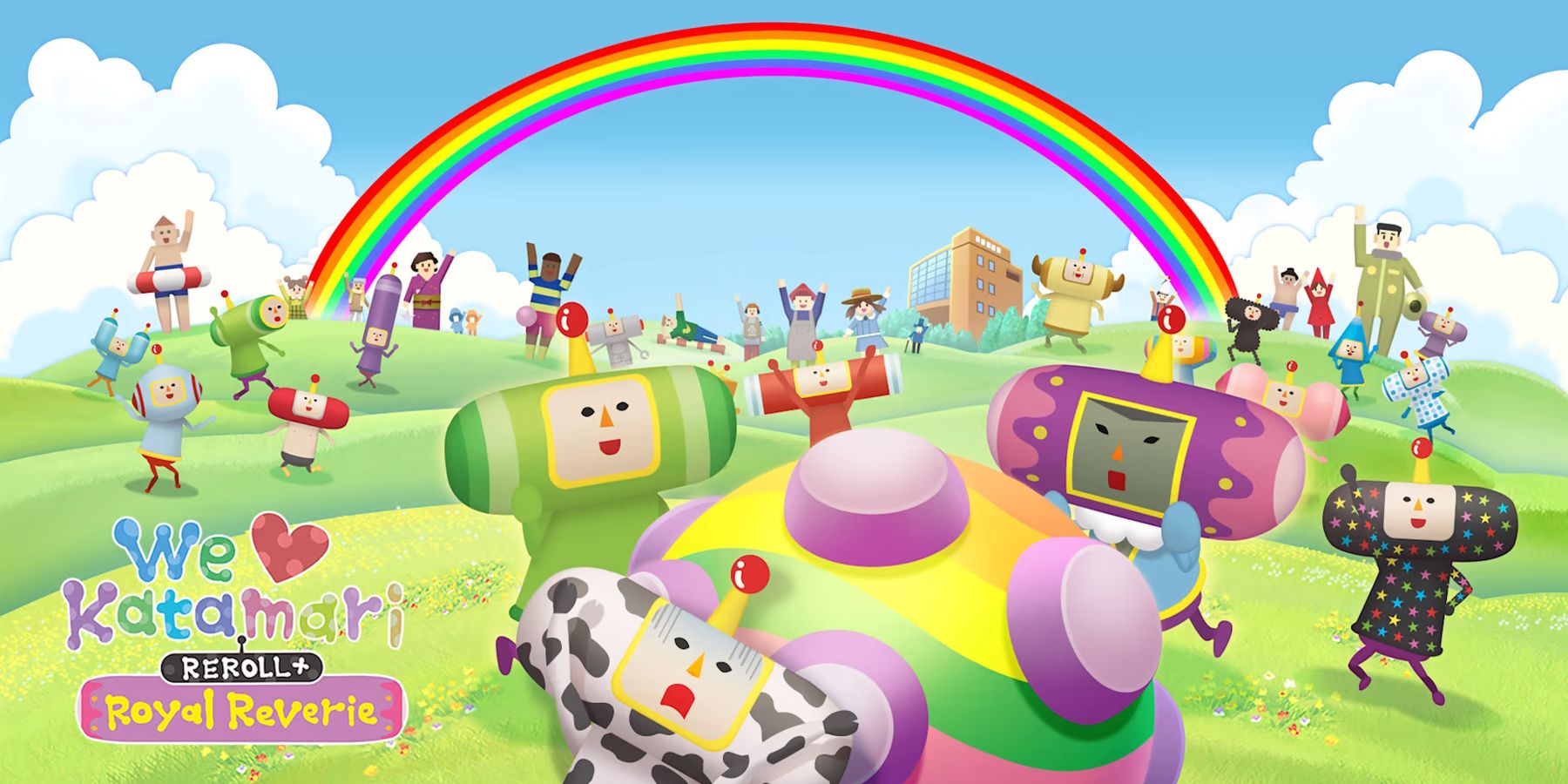 Promotional art for We Love Katamari Reroll+ Royal Reverie