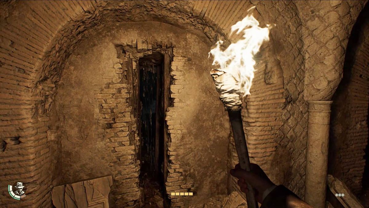 How to get the torch past the water in Indiana Jones