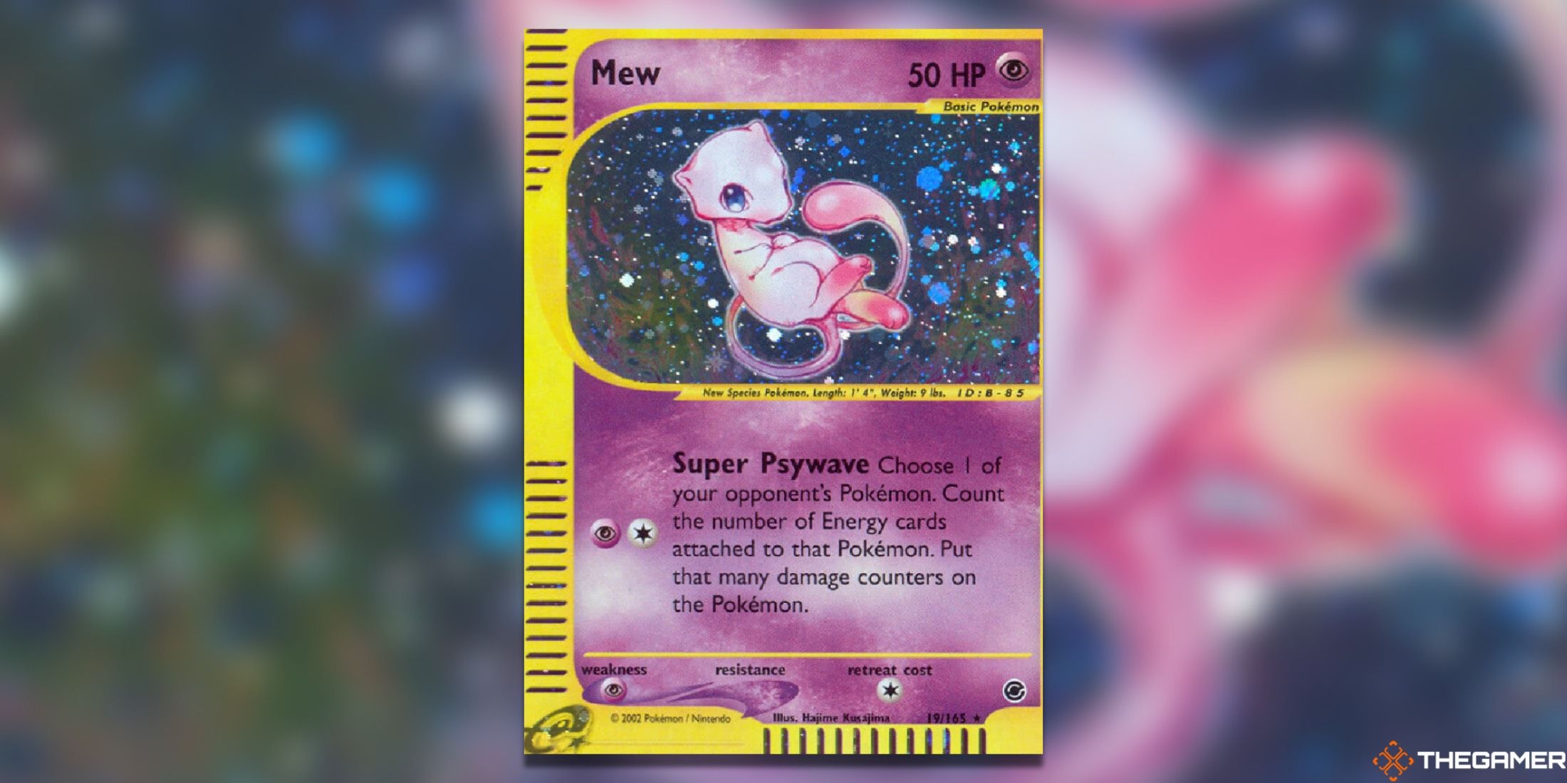 The Mew from Expedition in the Pokemon TCG.