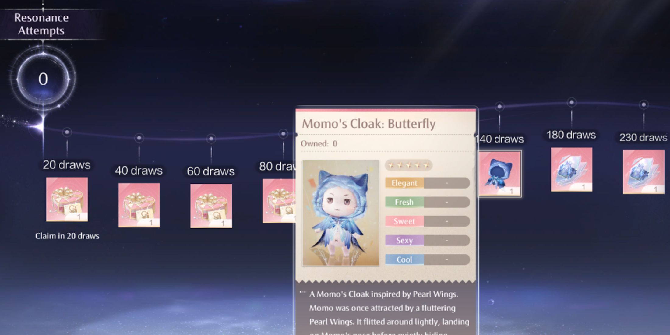 Momo's cloak in Infinity Nikki