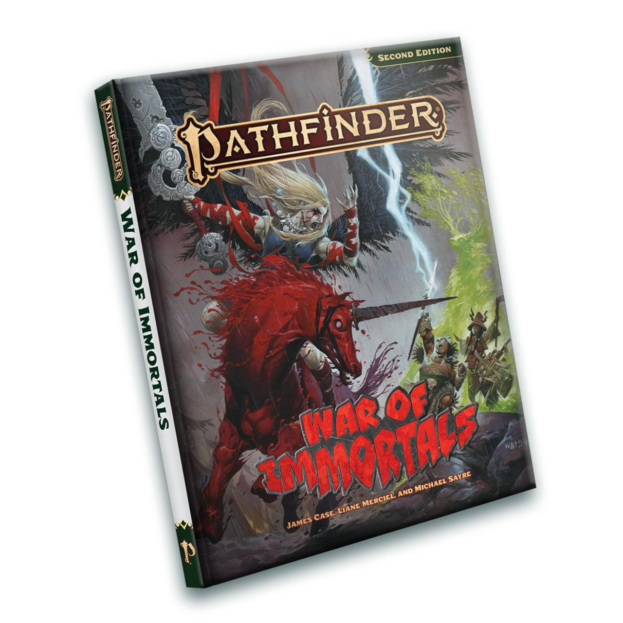 Pathfinder War of Immortals book on a plain background