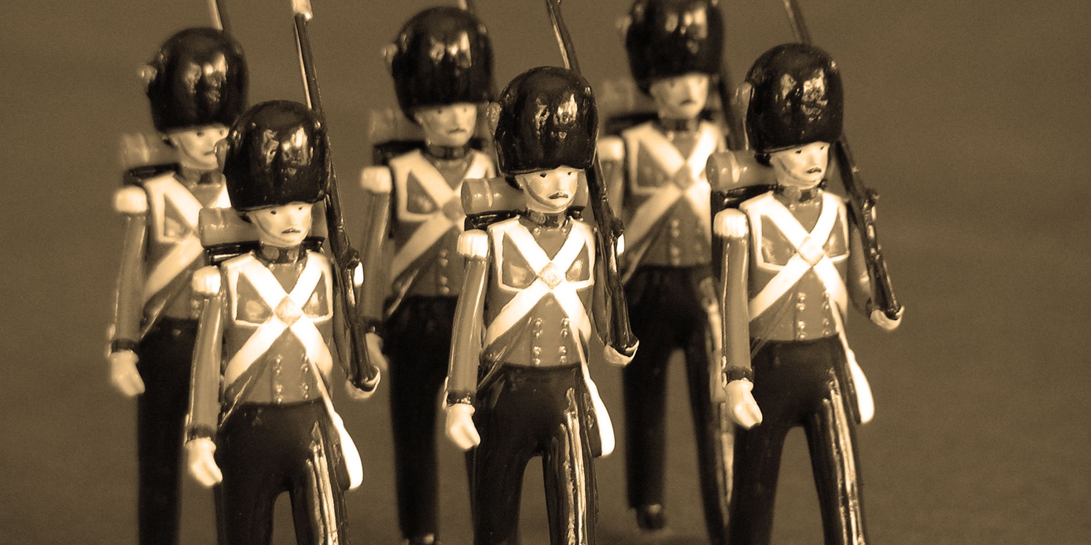 Toy soldiers.