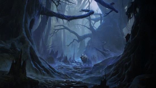 forest art from act 1 in path of exile 2