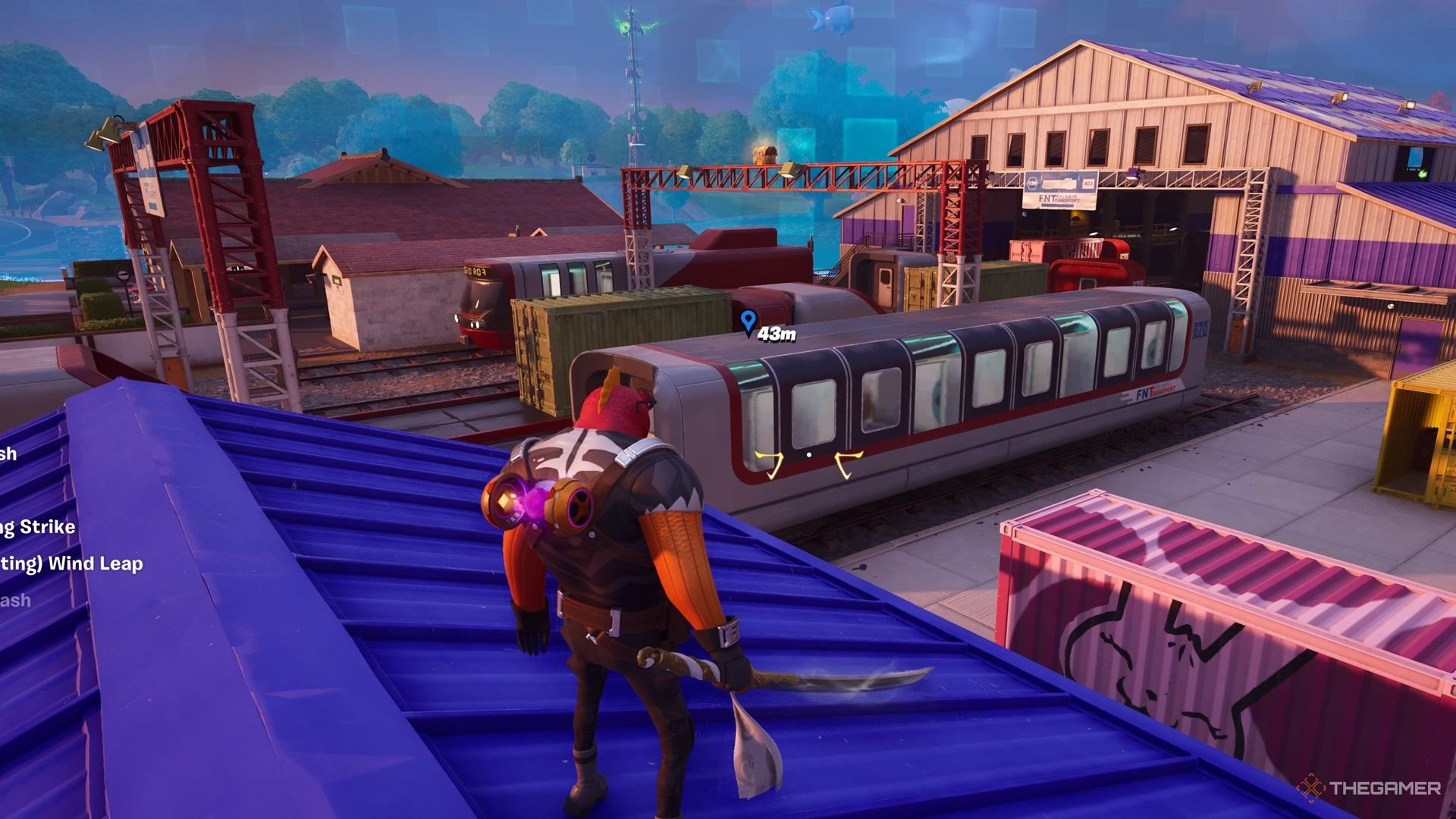 Train cars at Brutal Boxcars in Fortnite Chapter 6 Season 1.