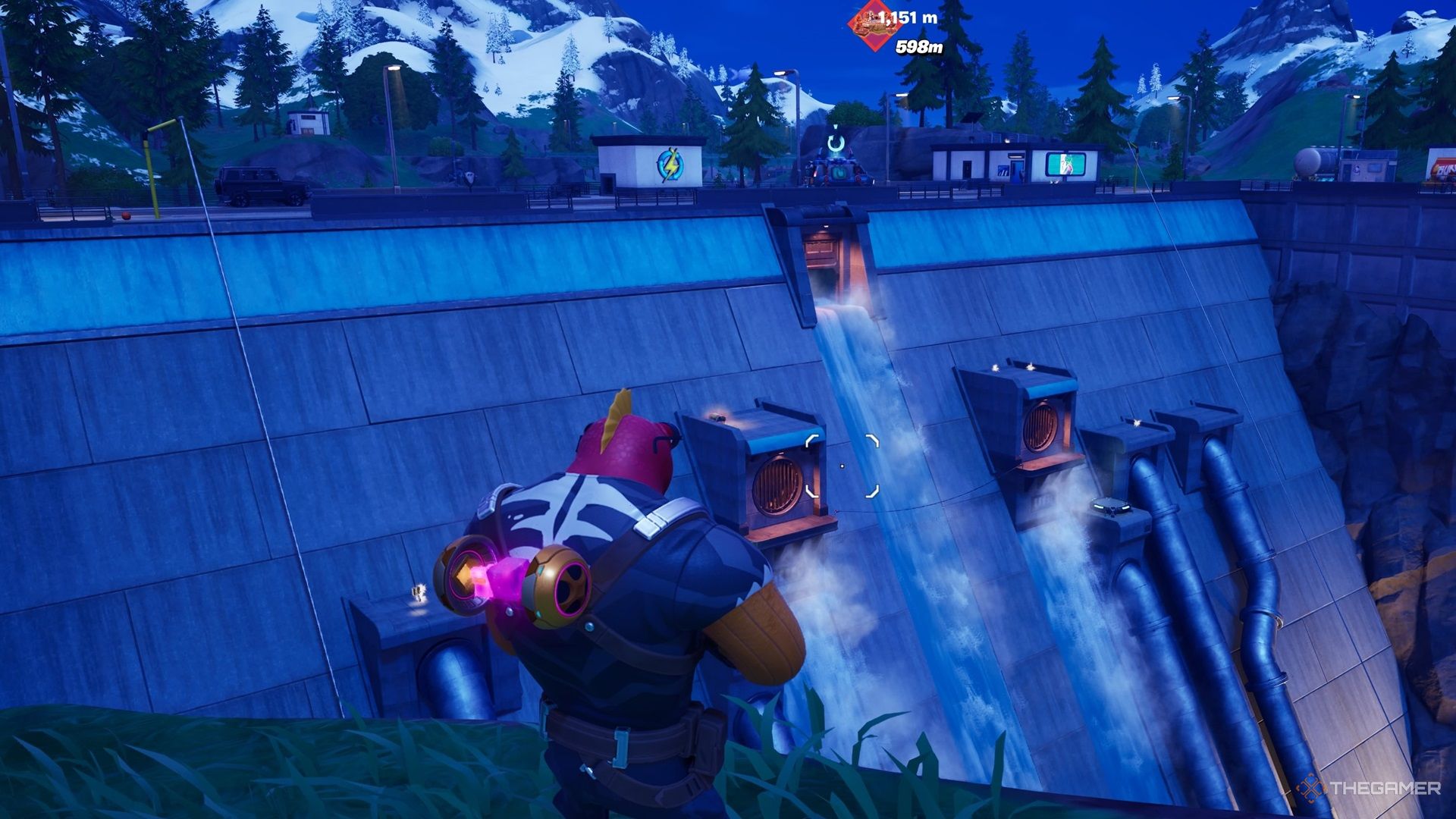 A dam in Fortnite Chapter 6 Season 1.