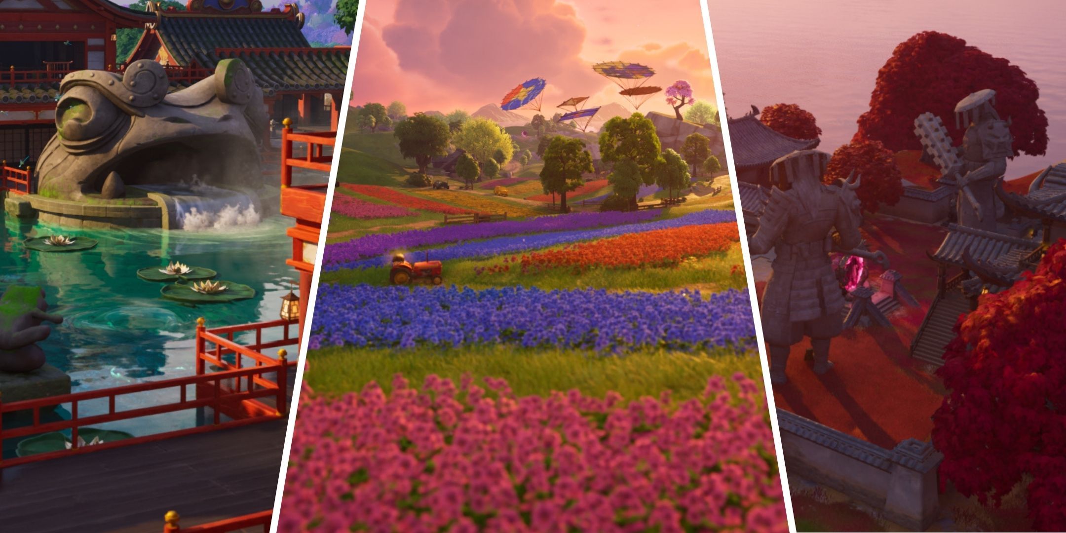 Three brand new locations introduced in Fortnite Chapter 6 Season 1.