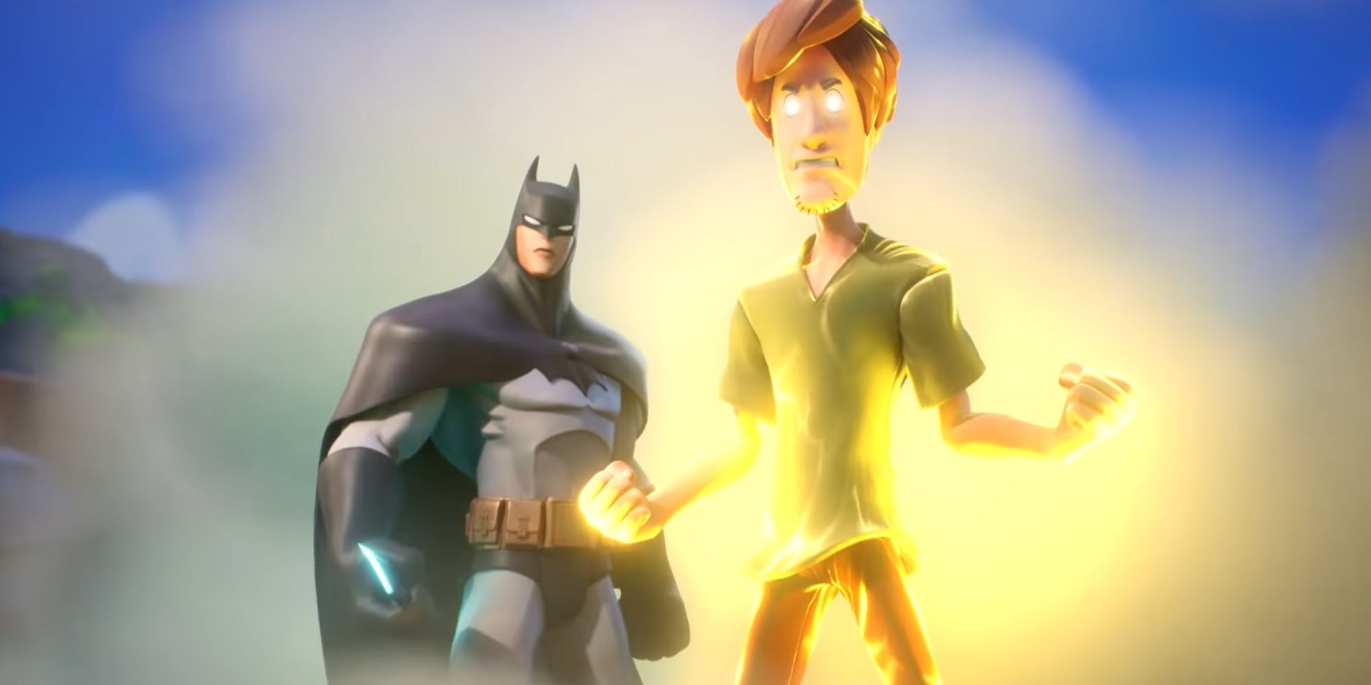 Batman and Ultra Instinct Shaggy from MultiVersus.