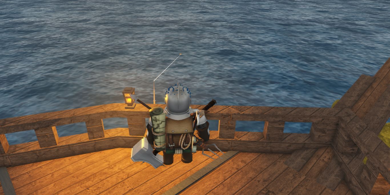 Roblox Arcane Odyssey Fishing On Ship.