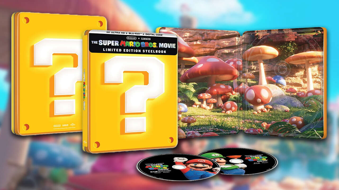 Super Mario Bros. Movie Gets New 4K Limited Edition Steelbook - Preorder Now