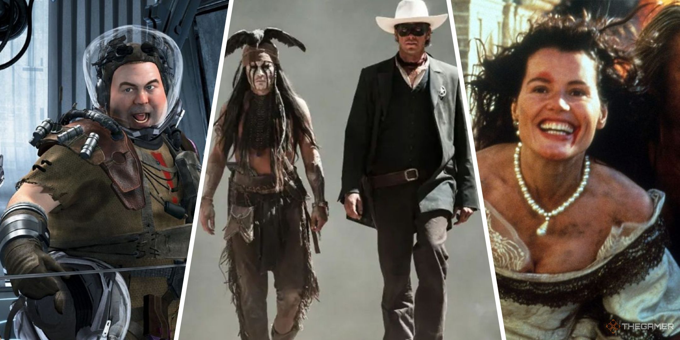 Featured Image containing screenshots of Mars Needs Moms, The Lone Ranger, and Cutthroat Island.