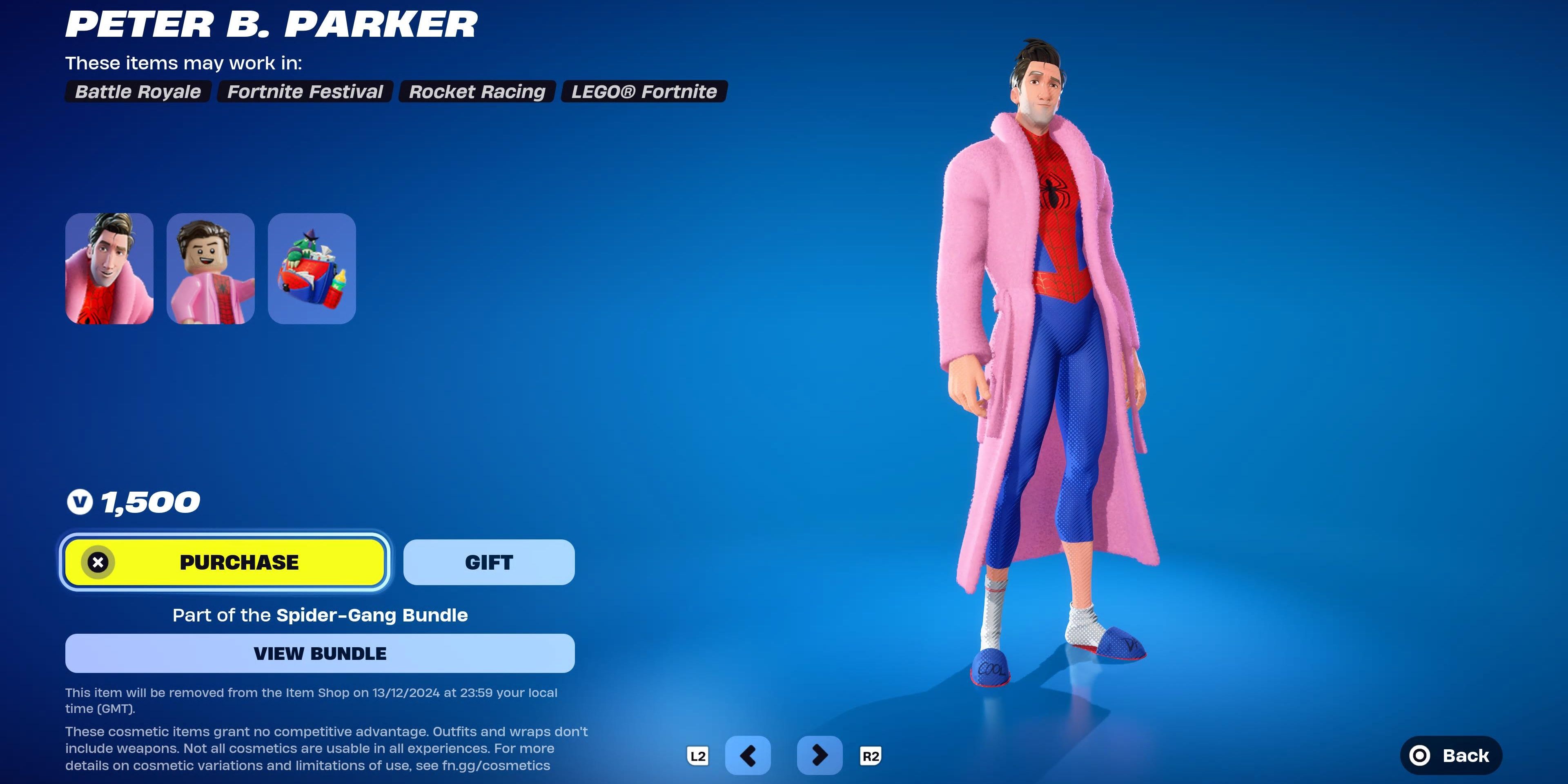 peter b. parker skin