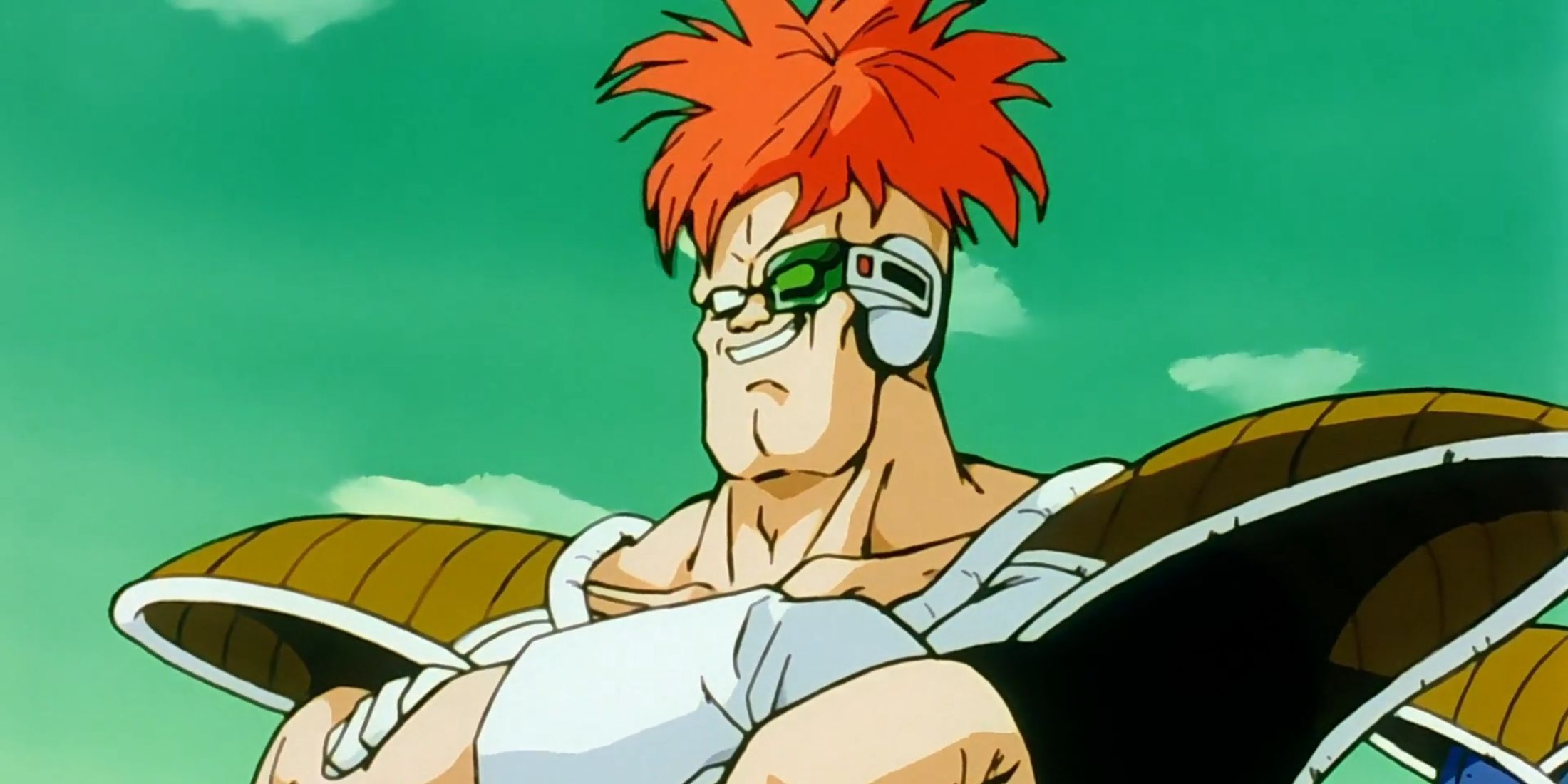 Recoome anticipating his battle against Vegeta during the Namek saga in Dragon Ball Z (1989-1996)