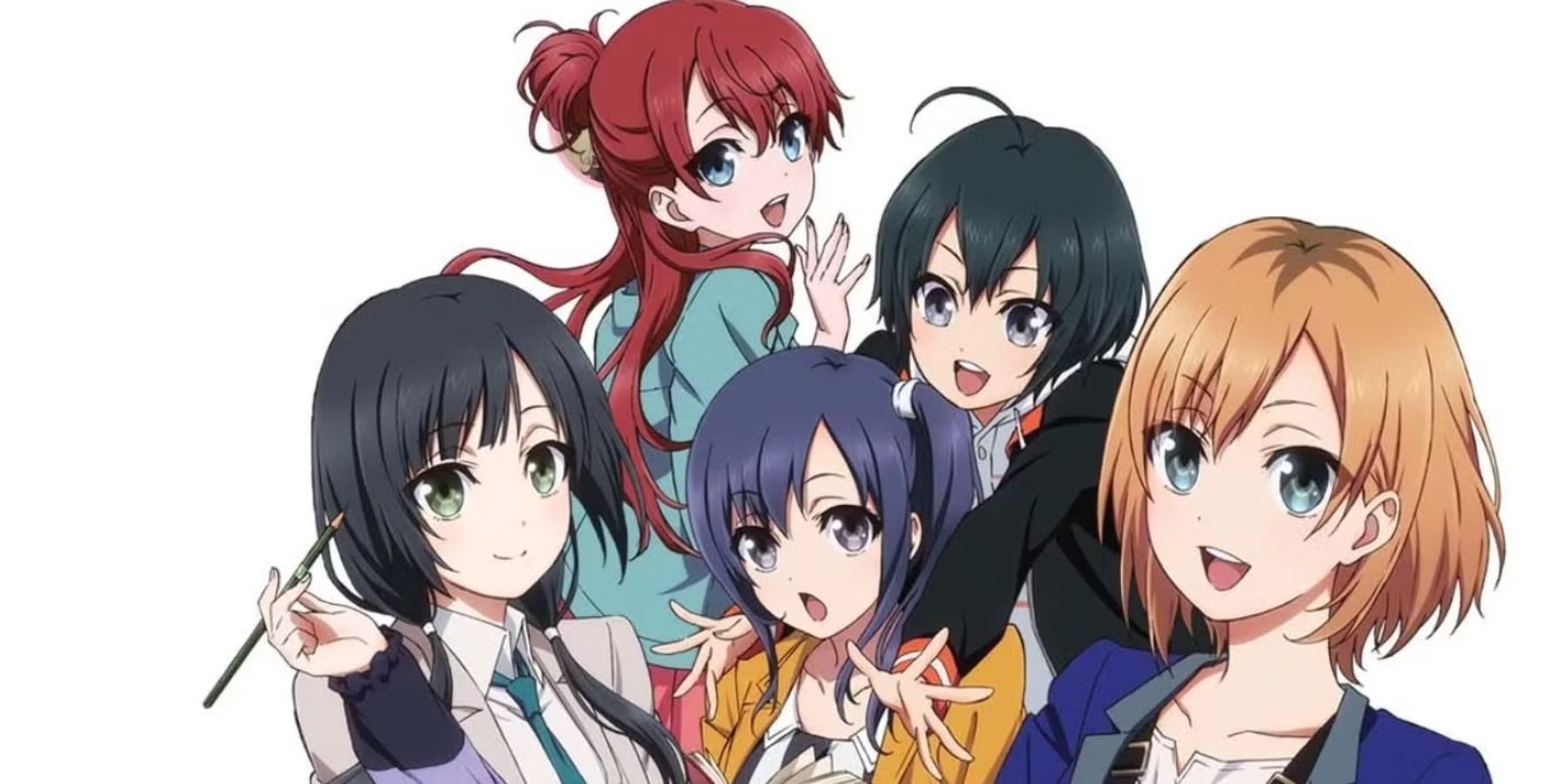 Best Anime With Female Protagonists Shirobako Aoi Miyamori Ema Yasuhara 1800x900