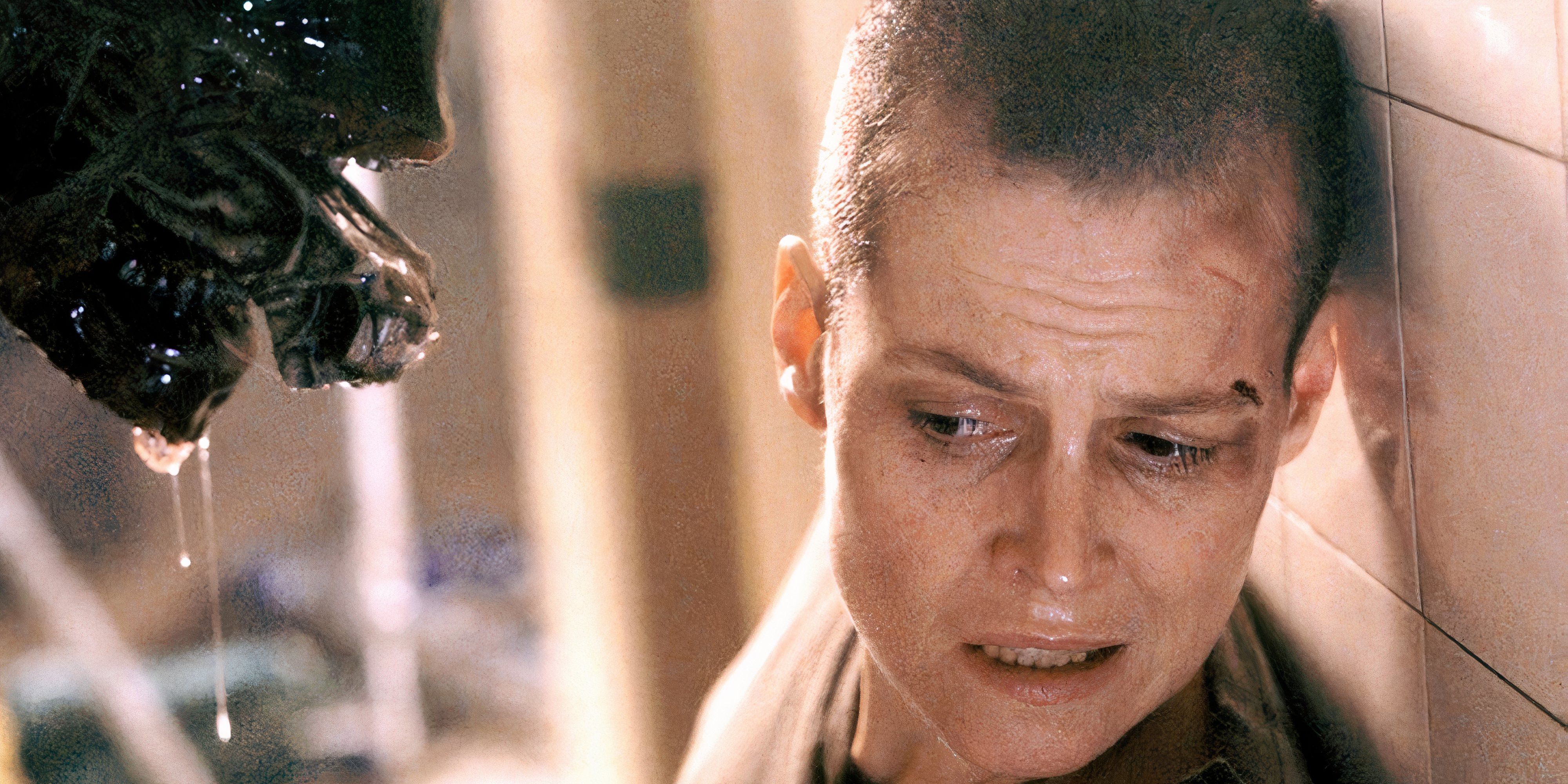 Every Alien Movie, Ranked An Alien gets up close to Ellen Ripley