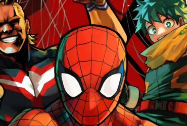 Deku Joins Spiderman In A New Illustration