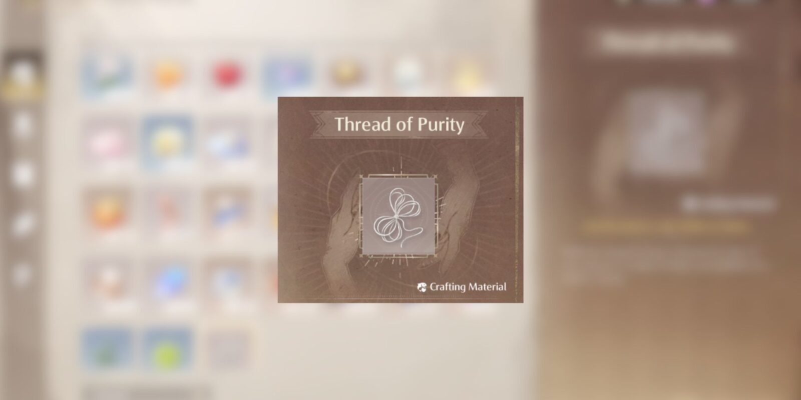 How To Get And Use Thread Of Purity