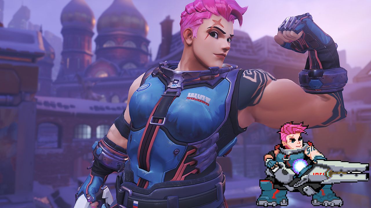 Overwatch 2 Zarya With Pixel Spray.