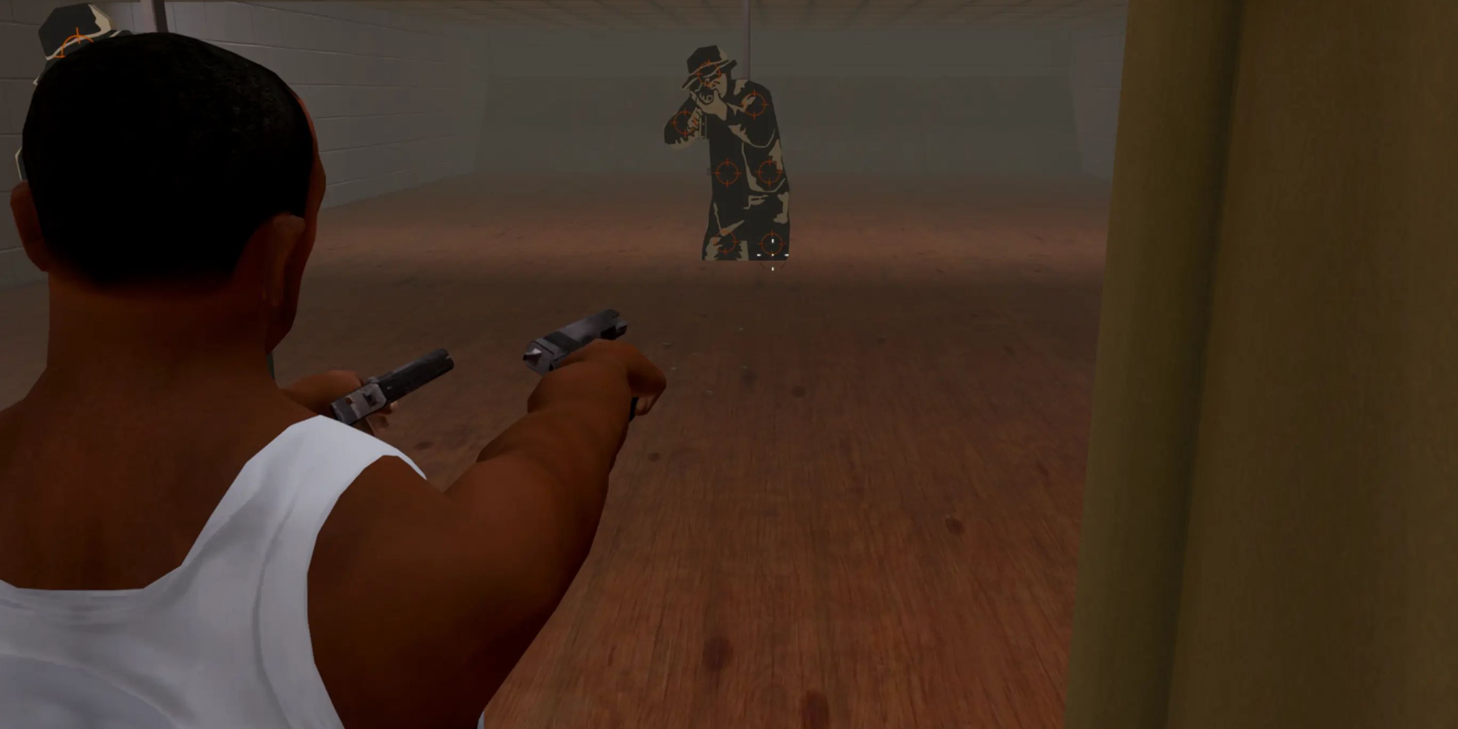 Ammu-Nation shooting range in Grand Theft Auto San Andreas