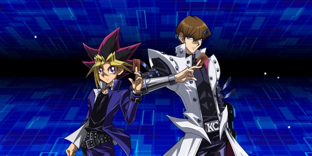 Yugi and Kaiba in Yu-Gi-Oh! Duel Links