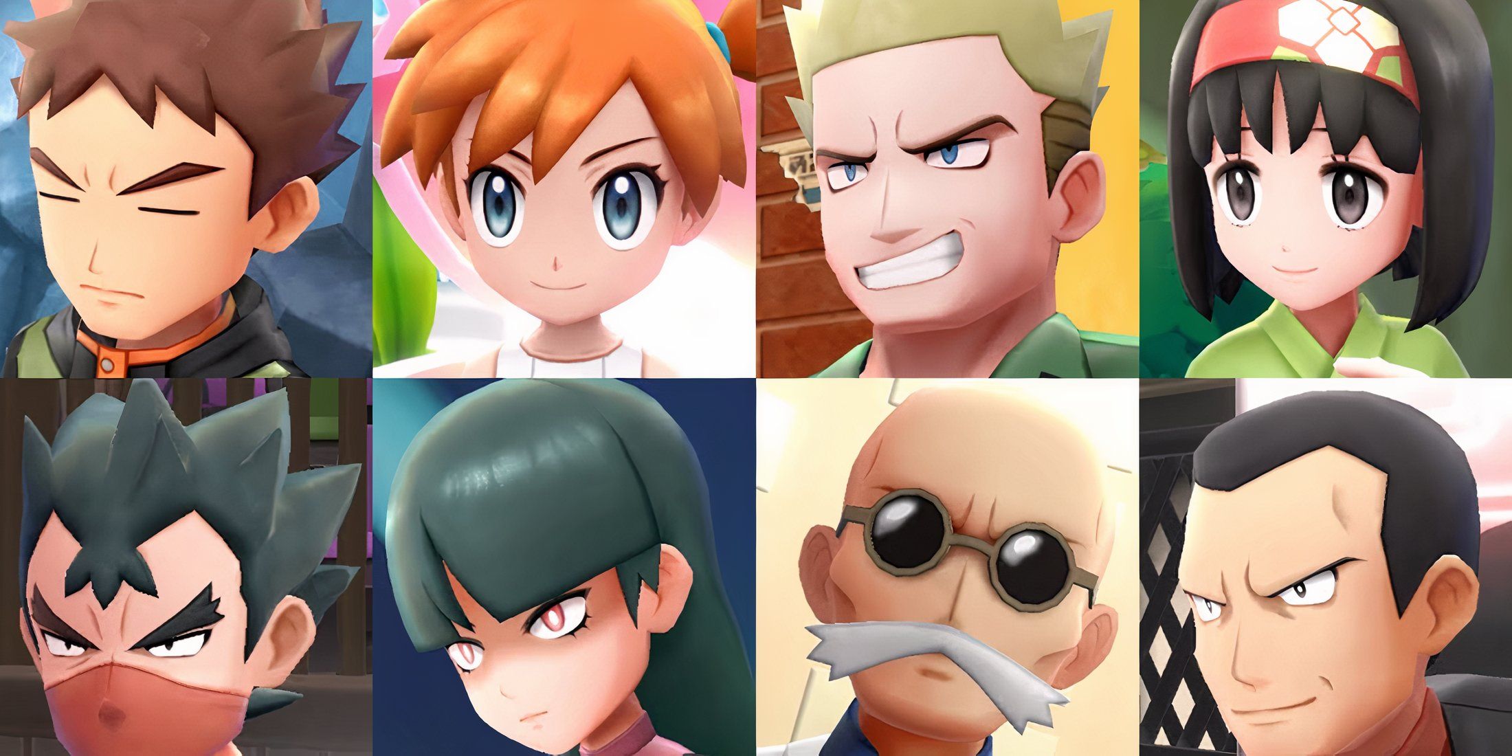 Gym Leaders In Pokemon Let's Go Pikachu & Eevee