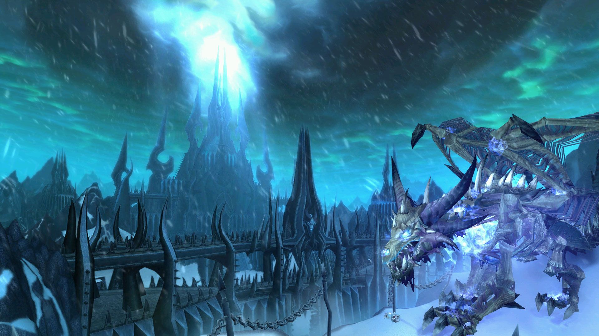 world of warcraft login screen wrath of the lich kingjpg