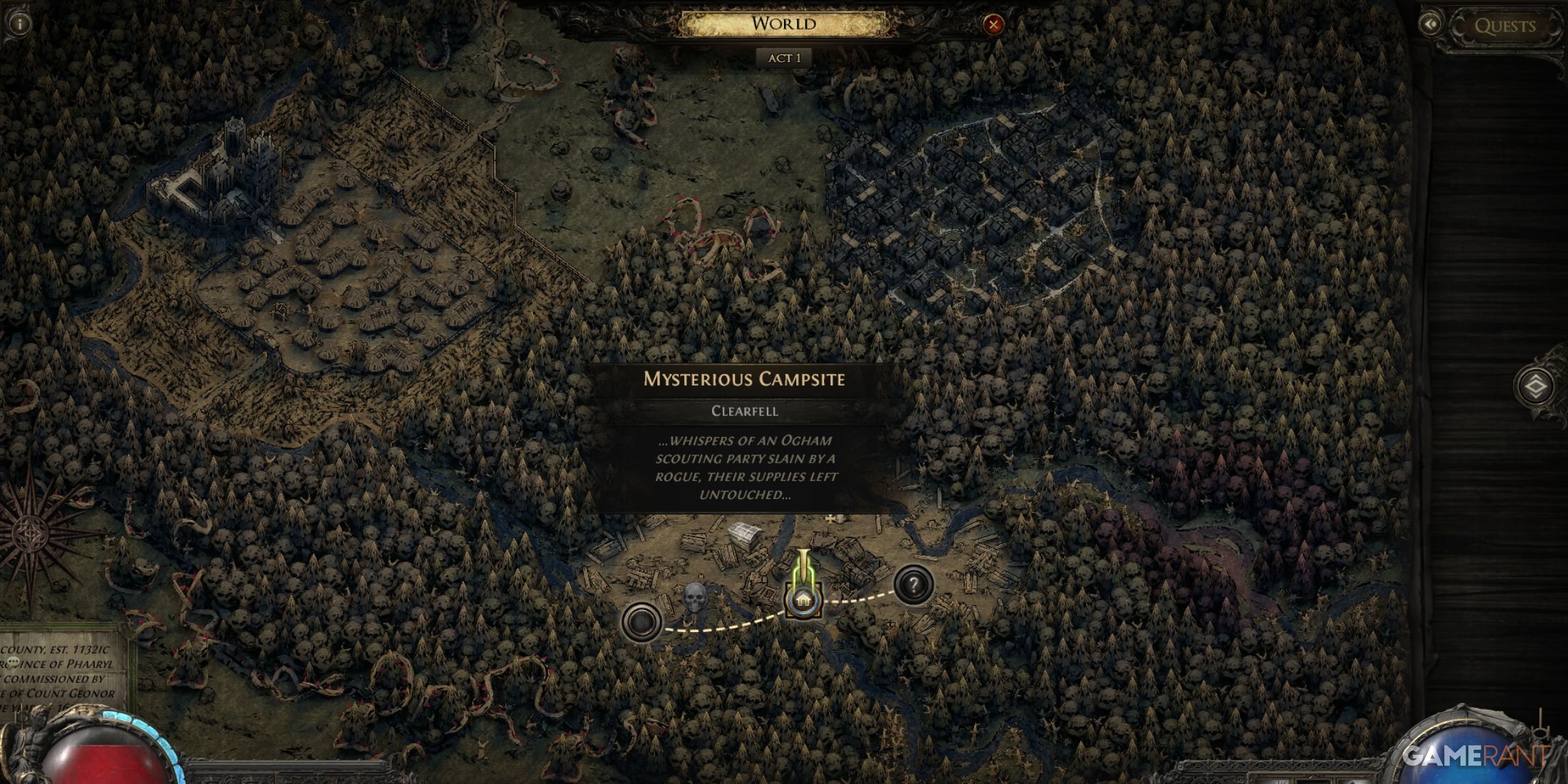 Exploring the map in Path of Exile 2 is essential for beginners to progress when stuck in challenging areas-1