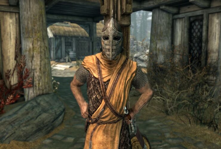 Skyrim Fan Creates Incredible Picture of Whiterun Guard