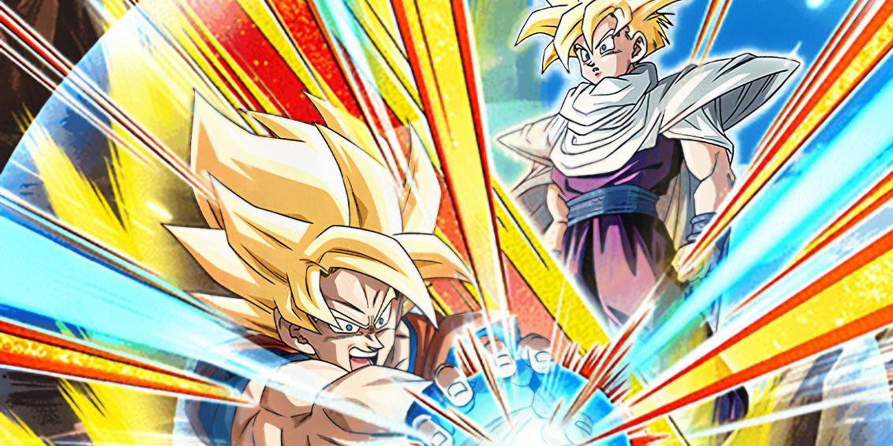 Super Saiyan Goku and Gohan